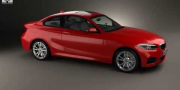 3d модель нового купе BMW 2-й серии
